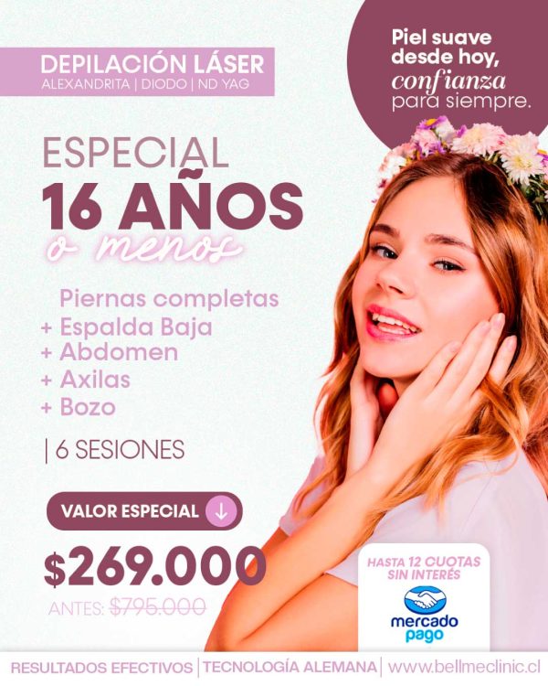 Piernas Completas + Espalda Baja + Abdomen + Axilas + Bozo