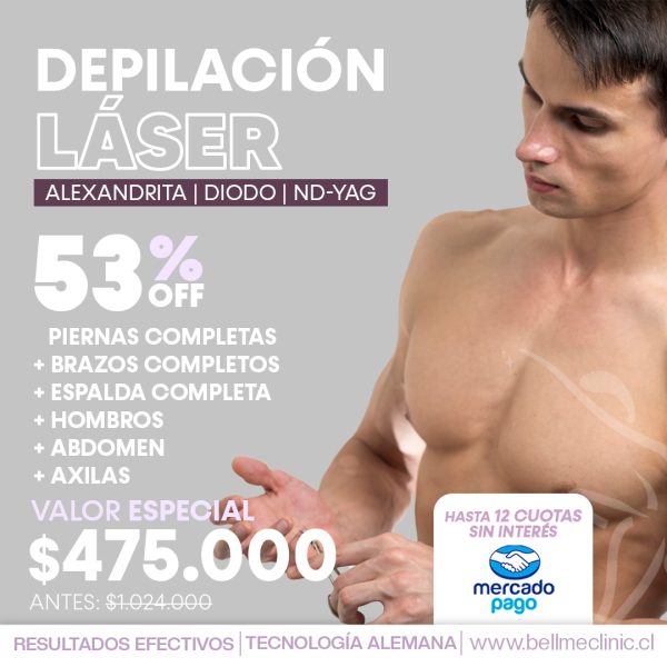 Piernas Completas + Brazos Completos + Espalda baja + Hombros + Abdomen +  Axilas