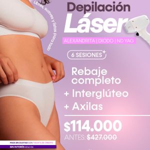 Rebaje Completo + Axilas + Interglúteo