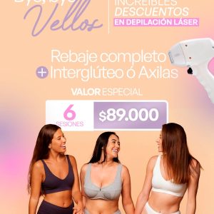 Rebaje Completo + Interglúteo ó Axilas