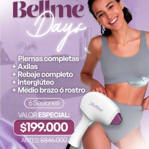Piernas Completas + Axilas+ Rebaje completo +  Medio brazo ó rostro