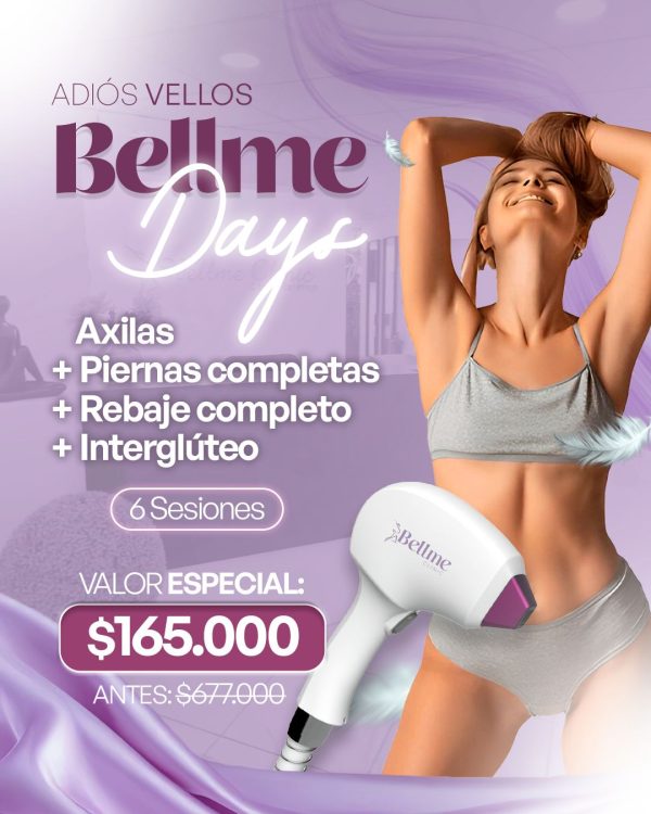 Axilas + Piernas Completas+ Rebaje Completo + Interglúteo