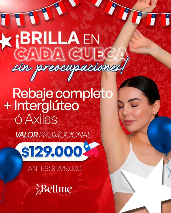 Rebaje completo + Interglúteo ó Axilas
