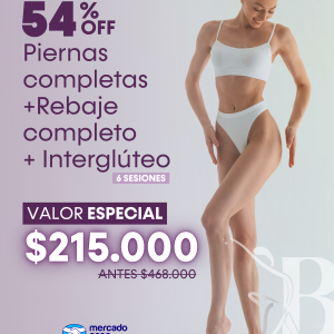 Piernas completas + Rebaje completo + Interglúteo.