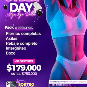 PIERNAS COMPLETAS  + AXILAS + REBAJE COMPLETO + INTERGLUTEOS + BOZO
