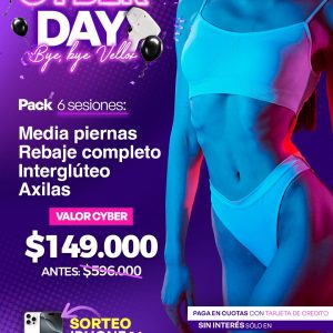 Media piernas + Rebaje completo + Intergluteo + Axilas