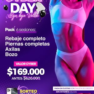 REBAJE COMPLETO + PIERNAS COMPLETAS  + AXILAS + BOZO